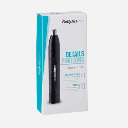 Aparador de Pelos do Nariz e Orelhas Babyliss Men E650E