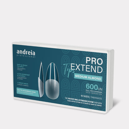 Extensões de Unhas PRO Extend Tips Medium Almond Andreia Professional