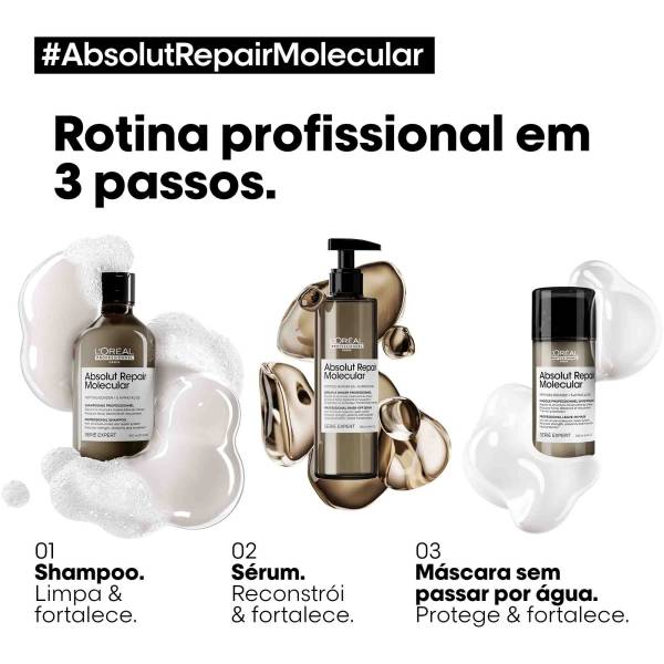 Máscara Absolut Repair Molecular 100ml L'Oréal