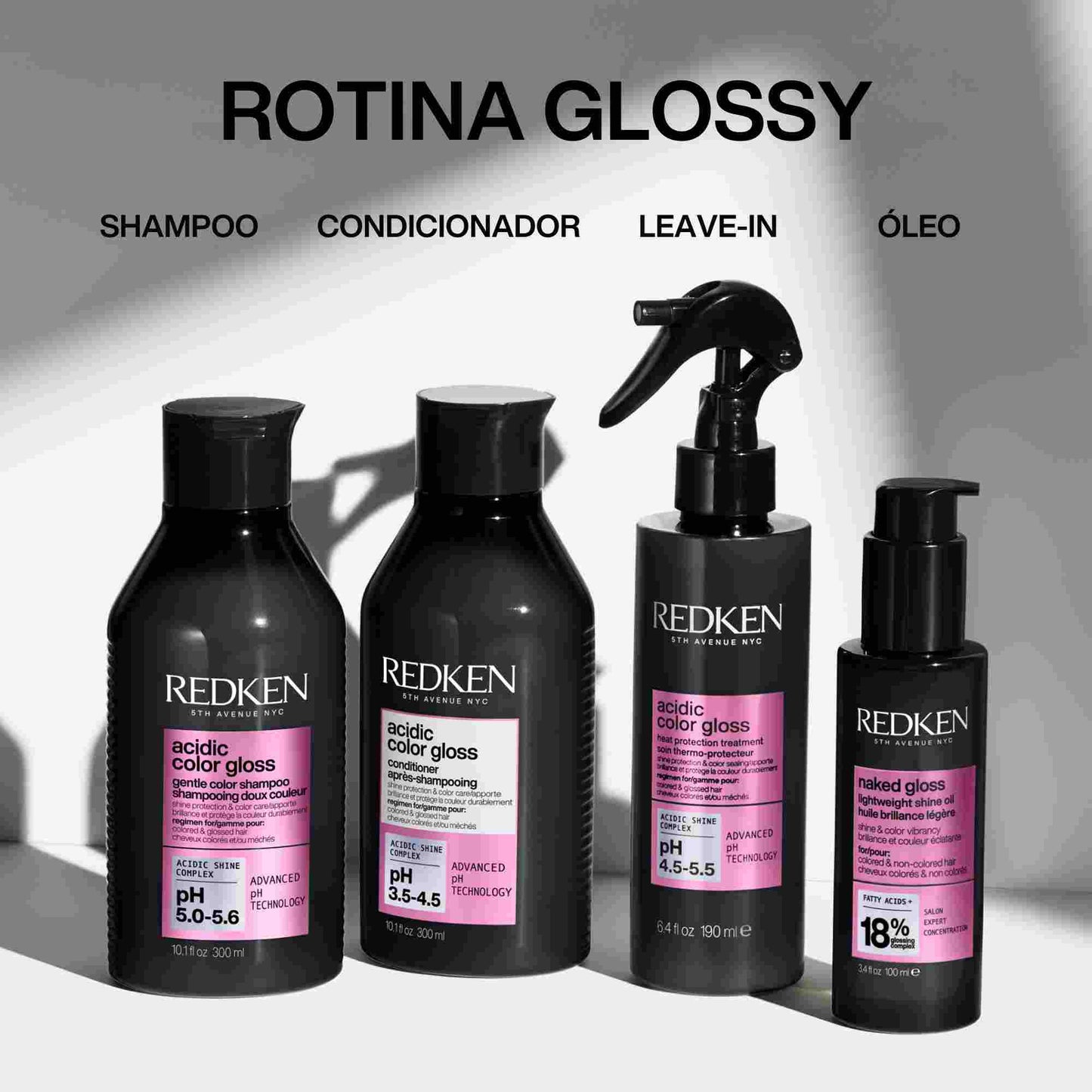 Óleo Naked Gloss Acidic Color Gloss Redken 100ml