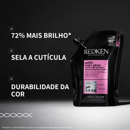 Shampoo Acidic Color Gloss Refill Redken 500ml