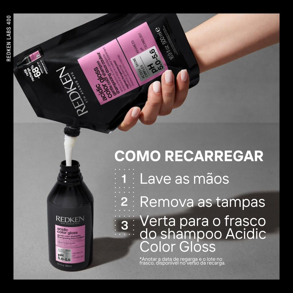 Shampoo Acidic Color Gloss Refill Redken 500ml
