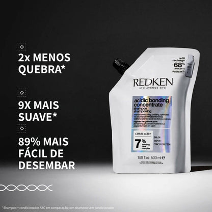 Shampoo Acidic Bonding Concentrate Refill Redken 500ml