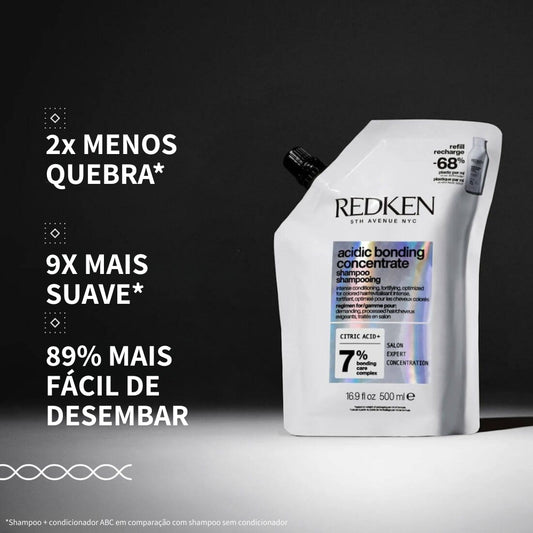 Shampoo Acidic Bonding Concentrate Refill Redken 500ml
