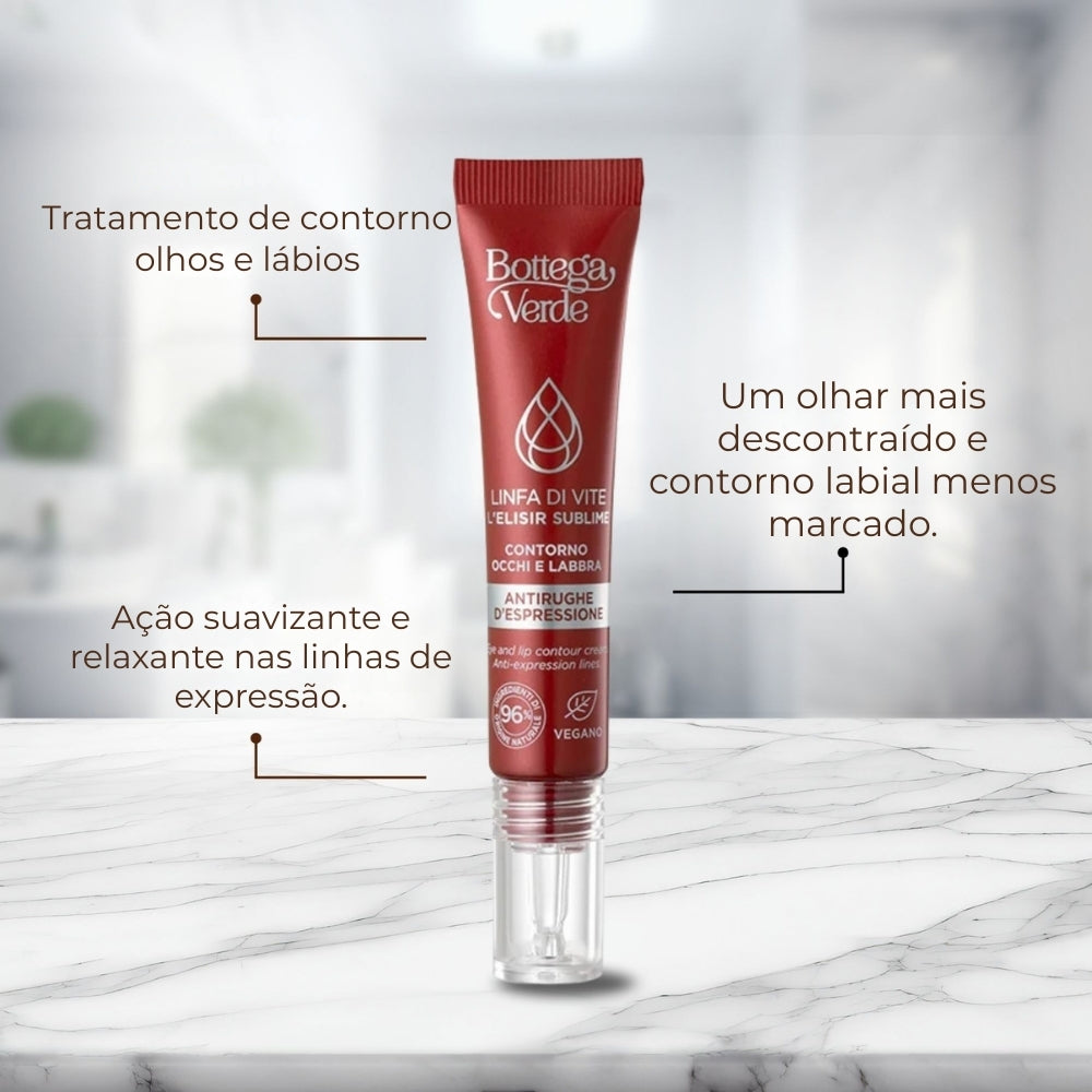 Creme de Contorno de Olhos e Lábios Linfa di Vite 10ml