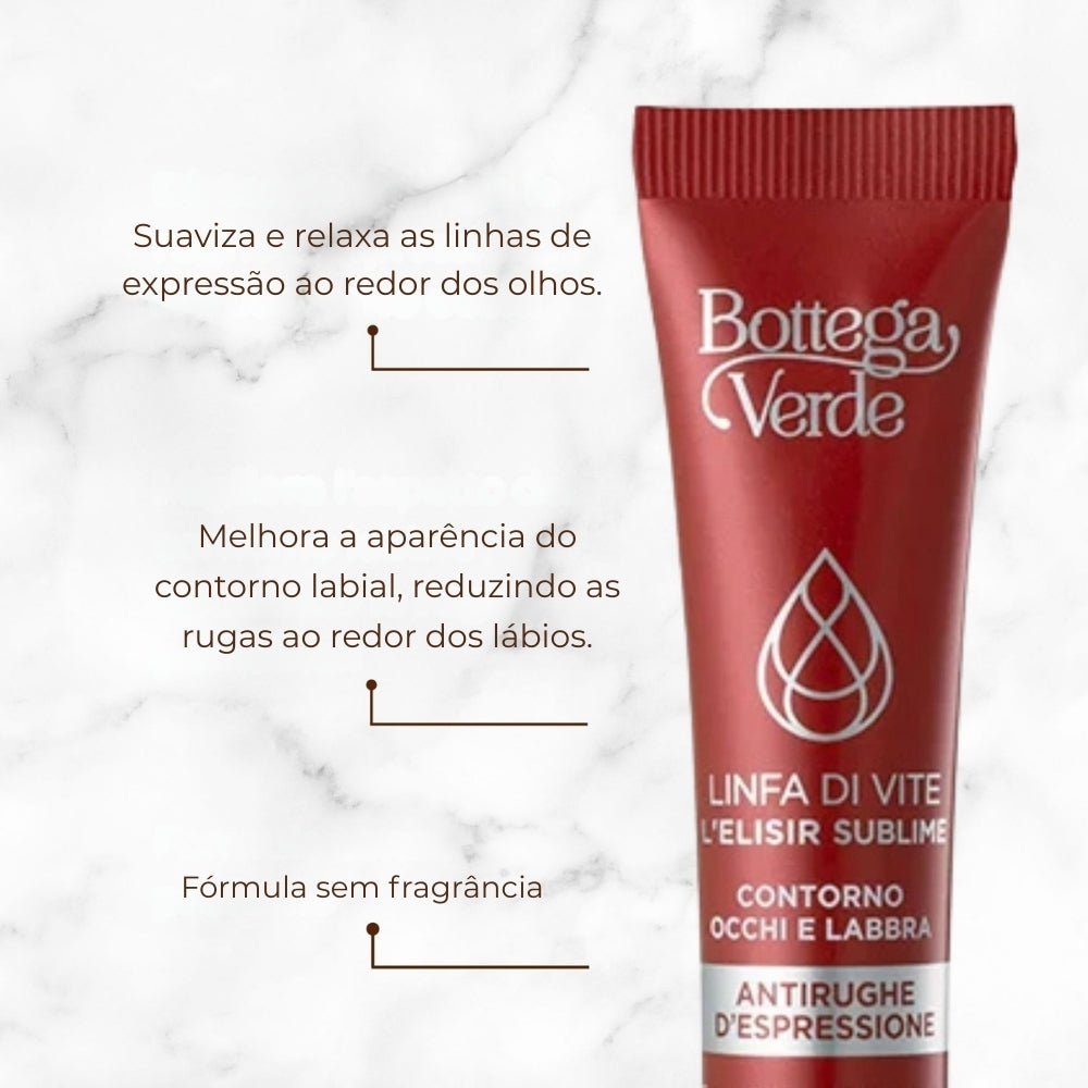 Creme de Contorno de Olhos e Lábios Linfa di Vite 10ml