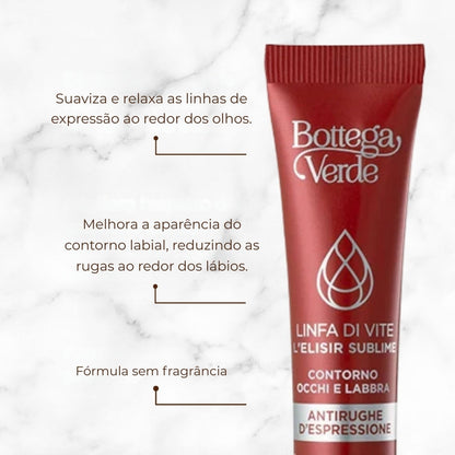 Creme de Contorno de Olhos e Lábios Linfa di Vite 10ml