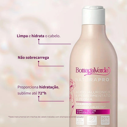 Shampoo Ácido Hialurónico e Peónia Bottega Verde 250ml