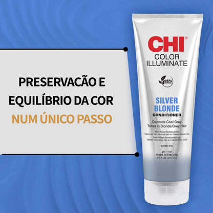 Condicionador Tonalizante CHI Silver Blonde CHI Color Illuminate 251ml