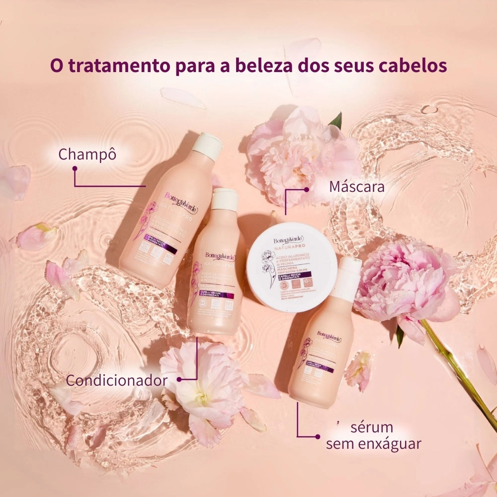 Champô Ácido Hialurónico e Peónia 250ml