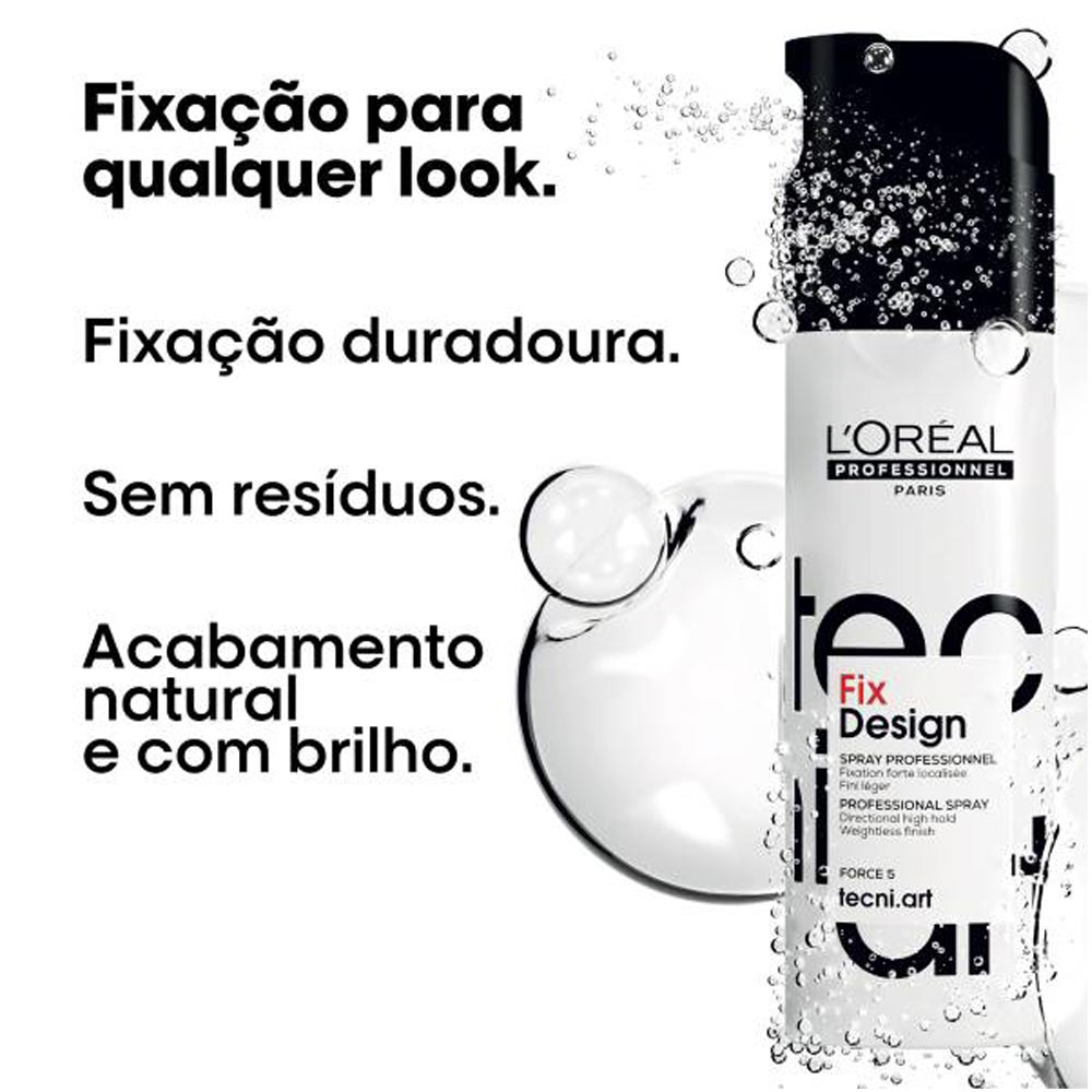 Spray Sem Gás Fix Design TecniArt L'Oréal Professionnel 200ml