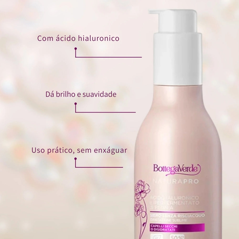 Sérum Leave-In Ácido Hialurónico e Peónia Bottega Verde 125ml
