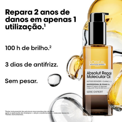 Óleo Absolut Repair Molecular 90ml L'Oréal Professionnel