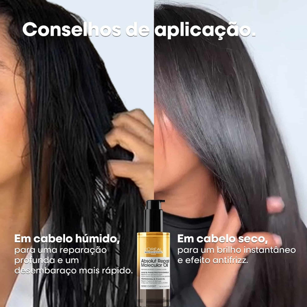 Óleo Absolut Repair Molecular 90ml L'Oréal Professionnel