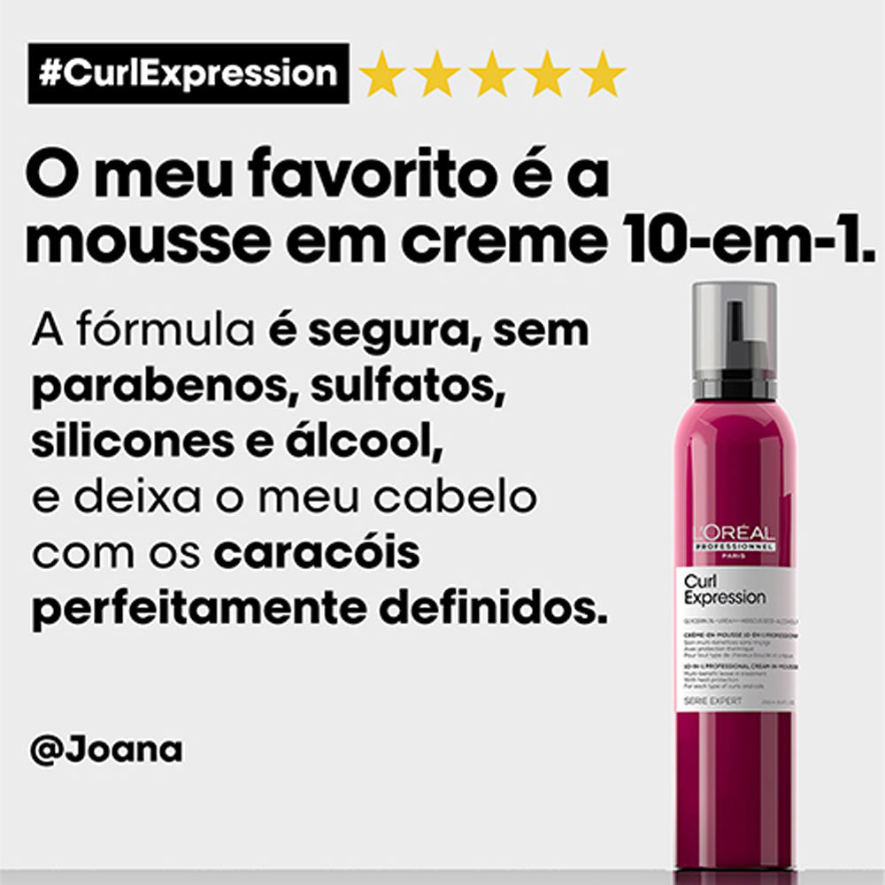 Espuma Curl Mousse 10 em 1 L'Oréal Professionnel 250ml