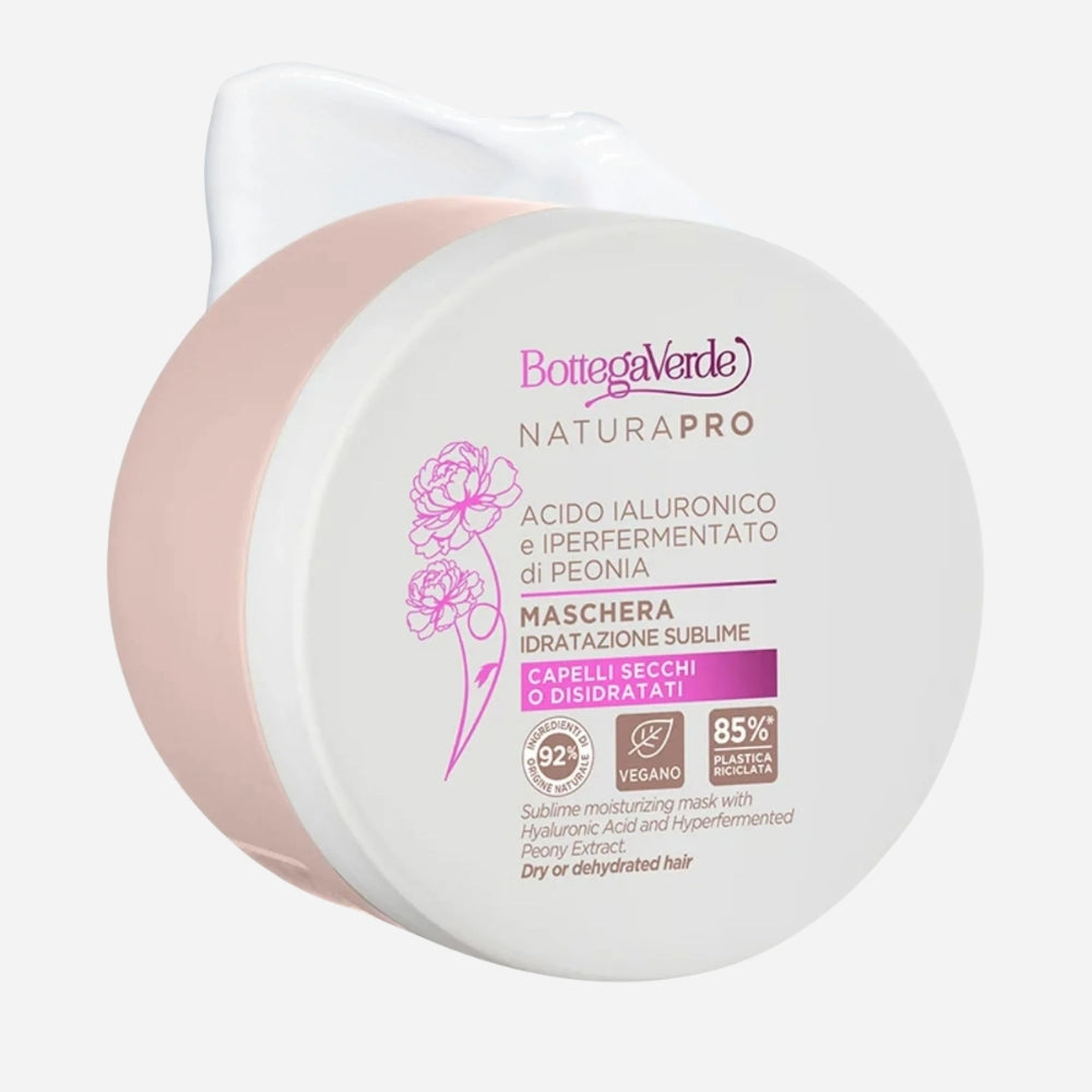 Máscara  Ácido Hialurónico e Peónia Bottega Verde 250ml