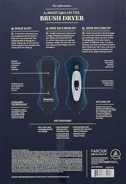 Escova e Secador de Mão Masculino Esquire Grooming by Farouk