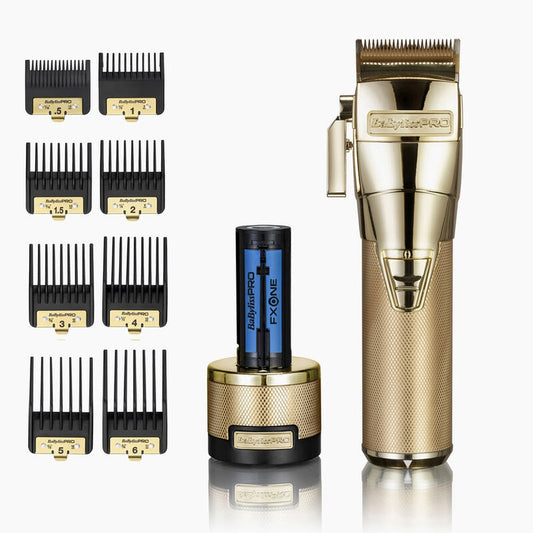 Máquina de Cortar Cabelo FXONE Lo-ProFX Gold Babyliss Pro FX899GE — detalhe