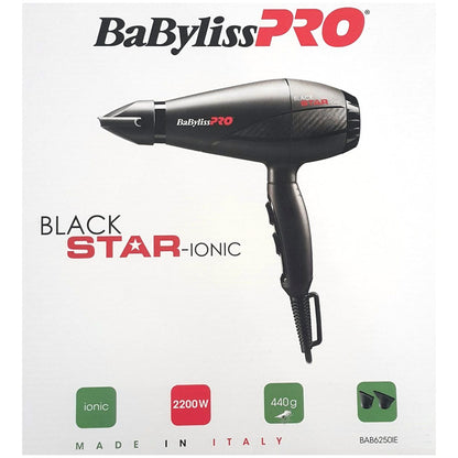 Secador de Cabelo Black Star Babyliss PRO BAB6250IE