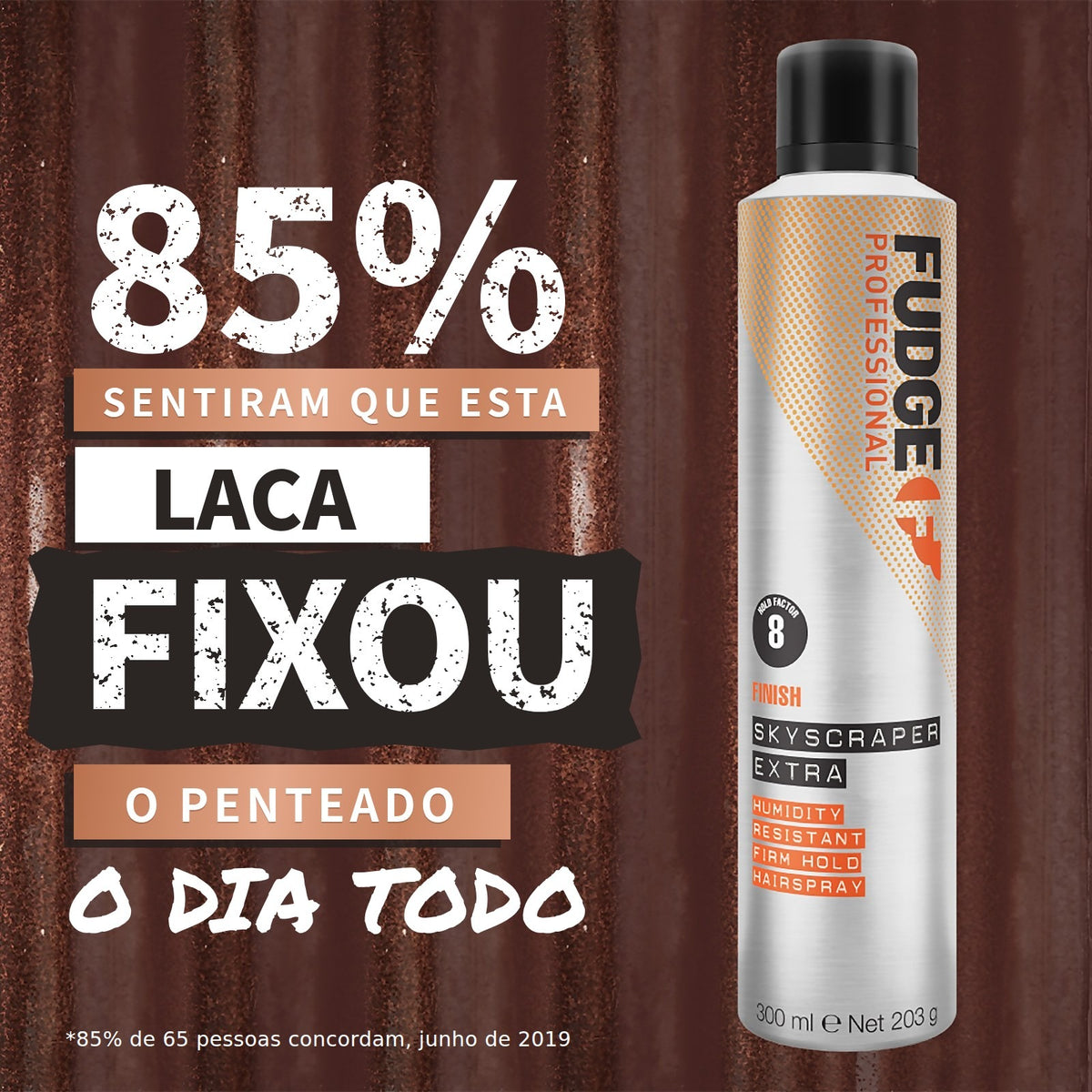 Laca de Fixação Forte Skyscraper Extra Fudge Professional 300ml — detalhe 2