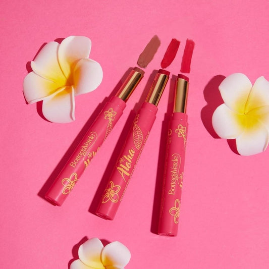 Batom Vinyl Effect Stylo Lichia Aloha