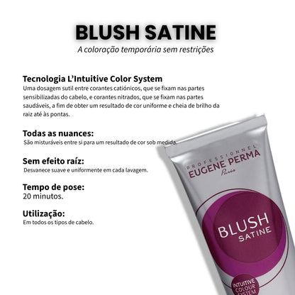 Blush Satine Coloração Temporária Sem Amoníaco