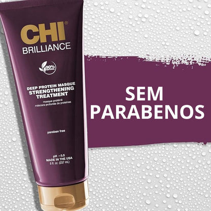 Máscara CHI Brilliance Deep Protein Masque – Strengthening Treatment 237ml