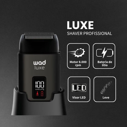 Máquina de Barba Shaver Luxe Black Wad