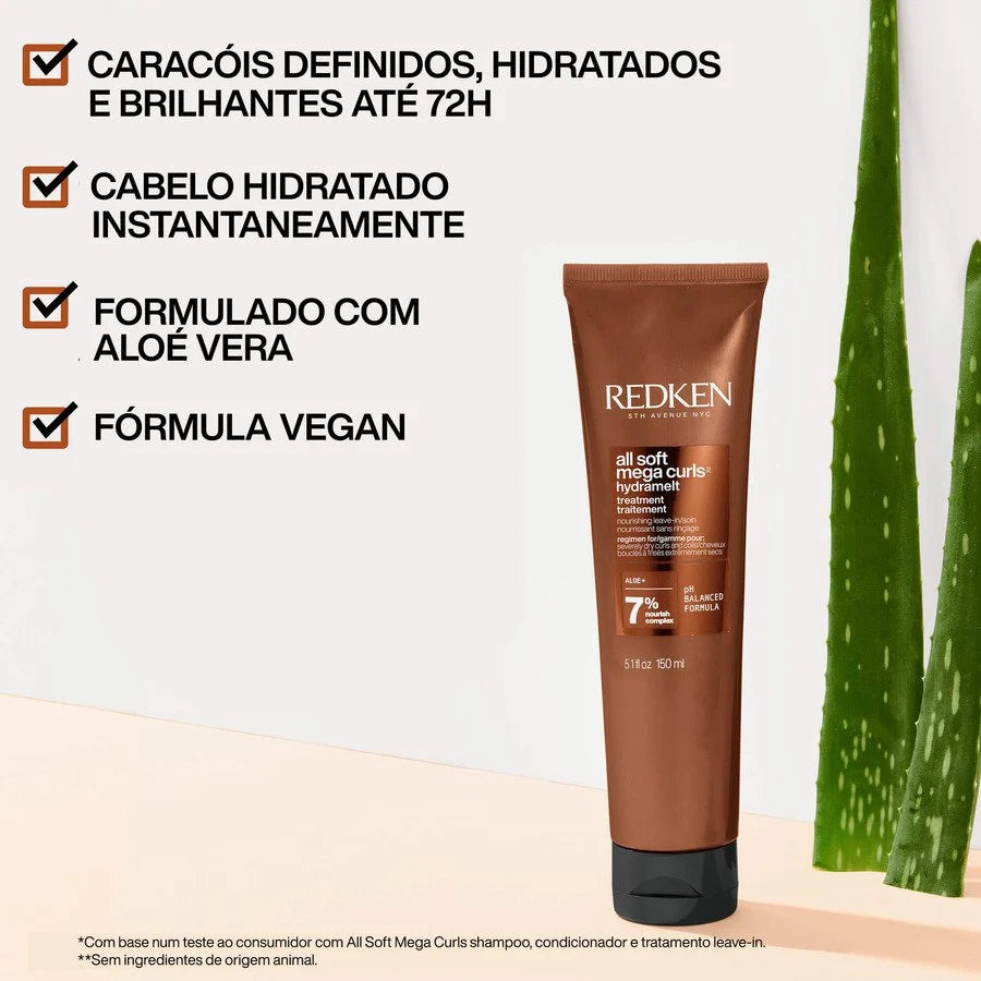 Tratamento All Soft Mega Curls Leave-In Redken 150ml
