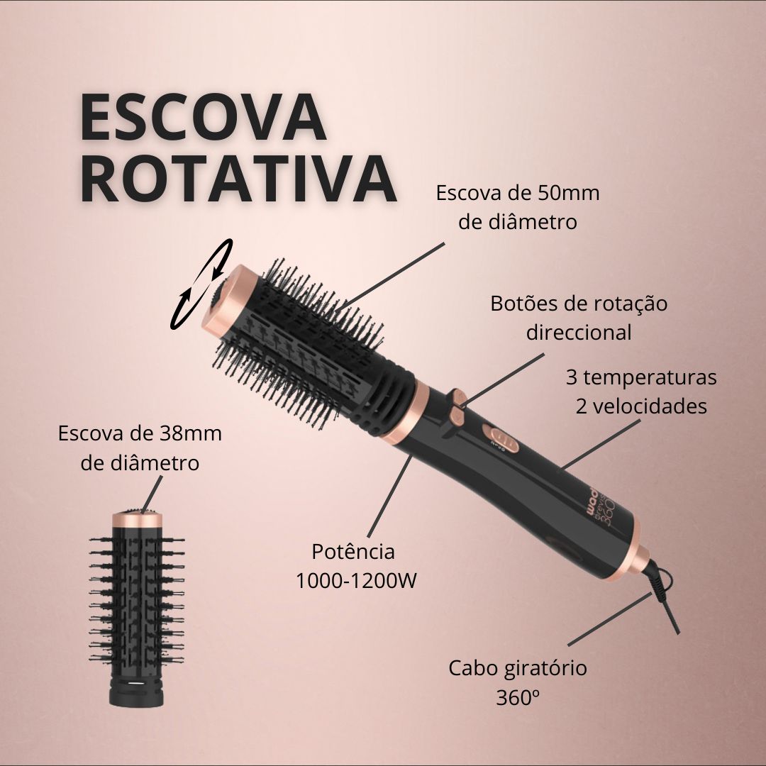 Escova Eletrica Rotativa 360º Brevis Wad