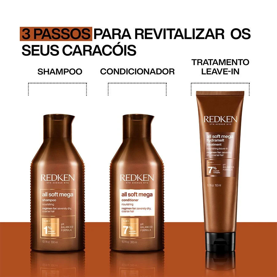 Tratamento All Soft Mega Curls Leave-In Redken 150ml