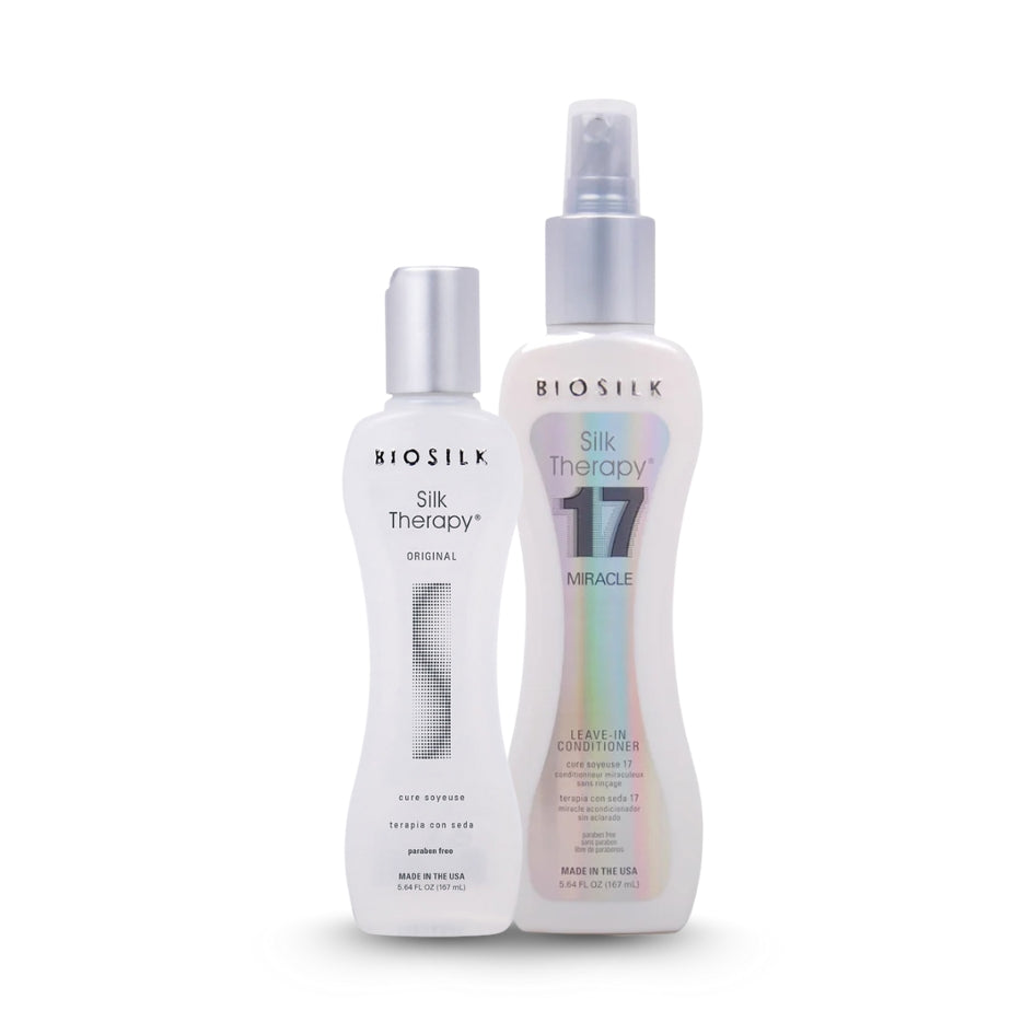 Match Hidratação Biosilk Leave-In e Sérum Original