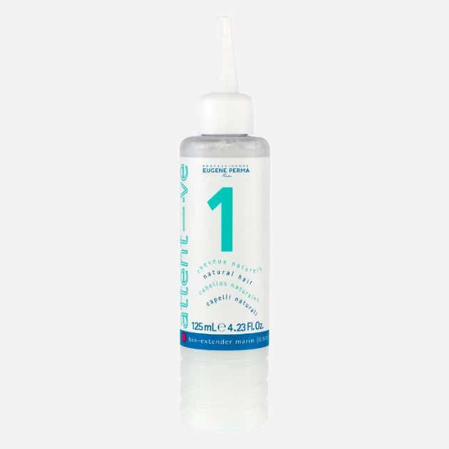 Loção Permanente Attentive N.º 1 Eugène Perma 125 ml, para cabelos naturais